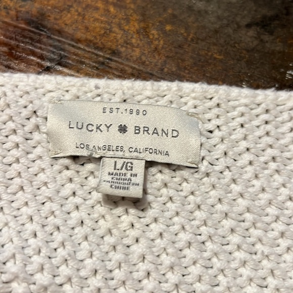 Lucky Brand white sweater - Picture 5 of 10